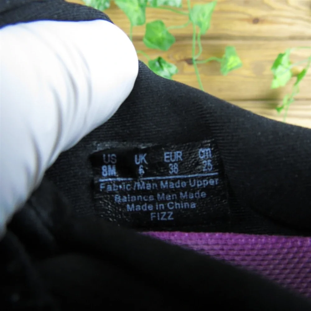 Ryka Fizz‎ Women Sneaker Shoes Black Fabric Lace Up Size 8 Medium